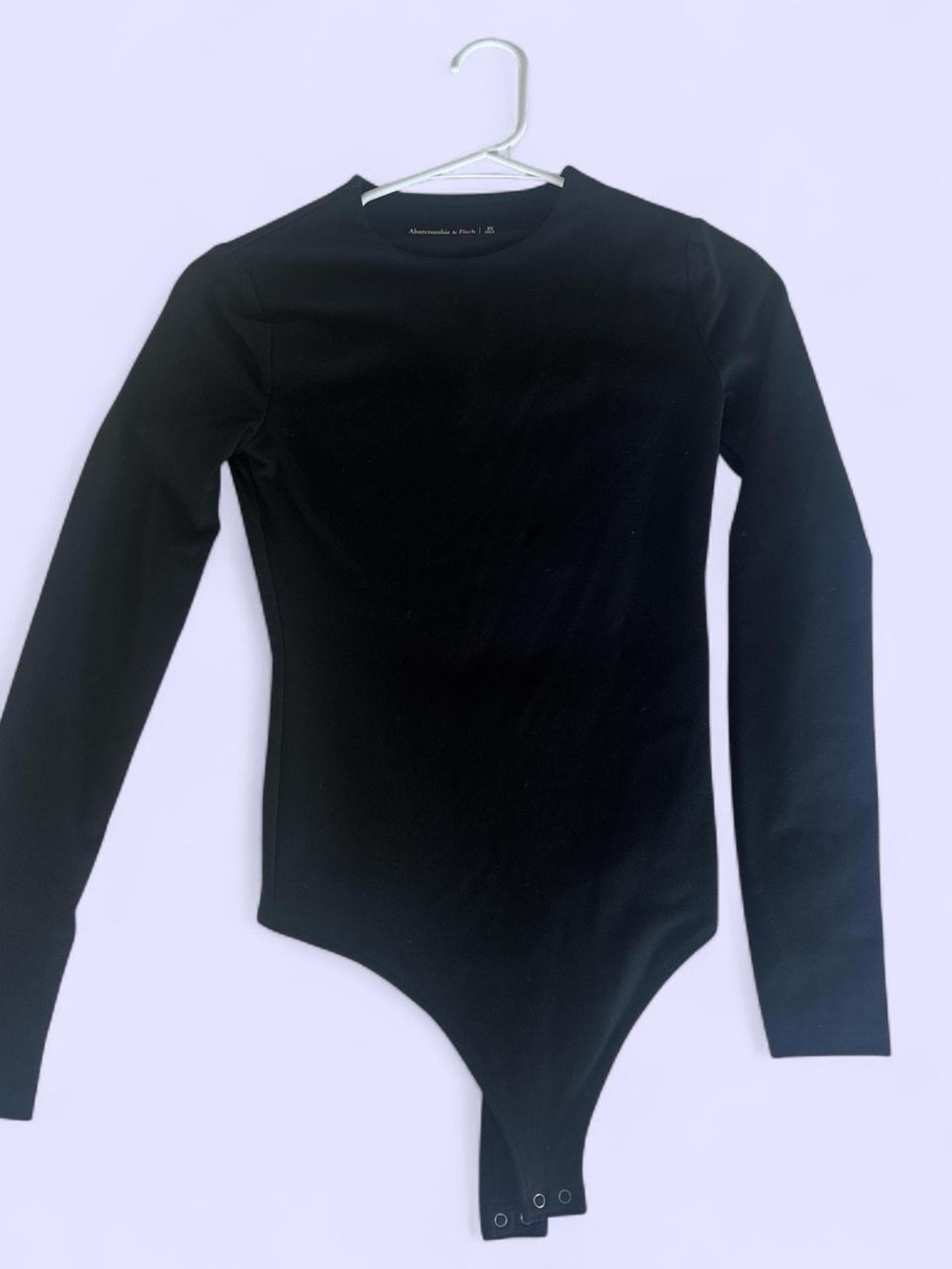 Abercrombie & Fitch Black Long Sleeve Bodysuit